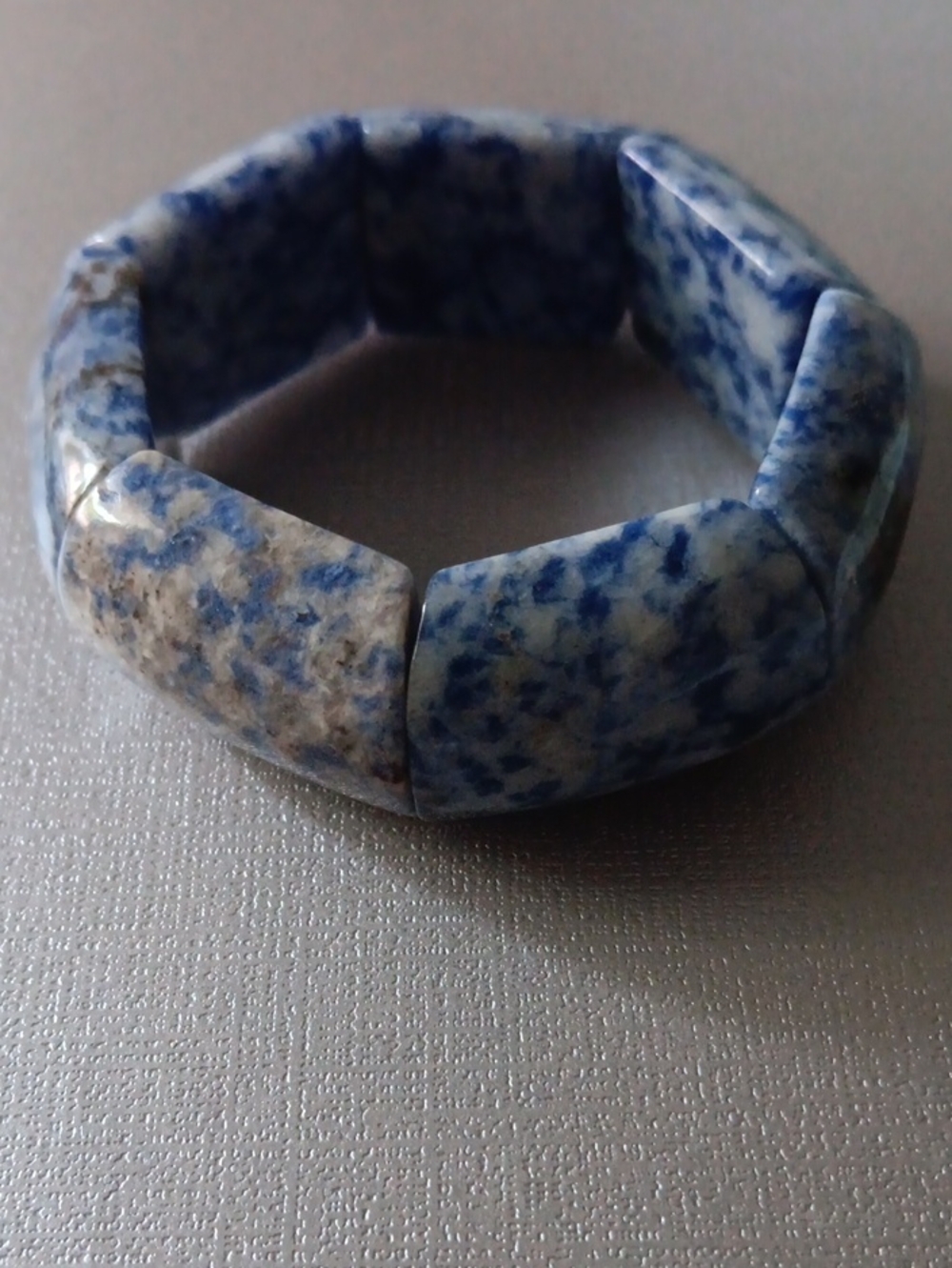 Sodalite 325.00 ctw Block Stretch Bracelet